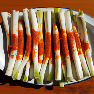 Calçots amb salsa romesco: Calçots són cebes tendres que es couen a la brasa i es mengen amb una salsa romesco feta amb ametlles i altres ingredients.