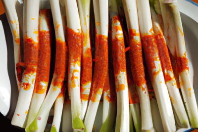 Calçots amb salsa romesco: Calçots són cebes tendres que es couen a la brasa i es mengen amb una salsa romesco feta amb ametlles i altres ingredients.