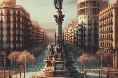 Cristobal Colon monument